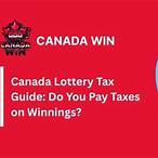 tax on lottery winnings canada
